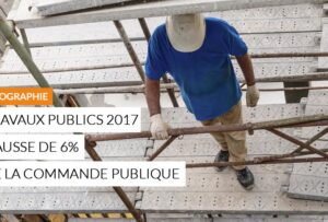 Ouvrier sur un chantier de travaux publics